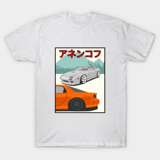 RX-7 fc vs RX-7 fd T-Shirt